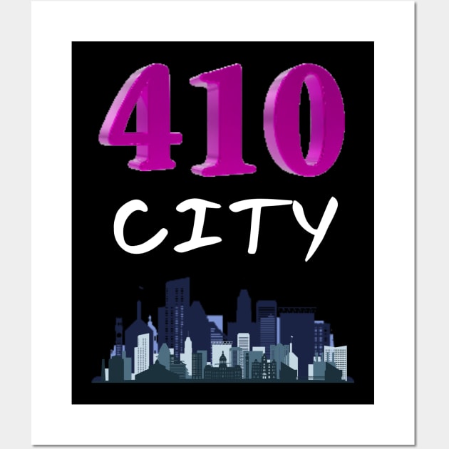 410 CITY BALTIMORE DESIGN Wall Art by The C.O.B. Store